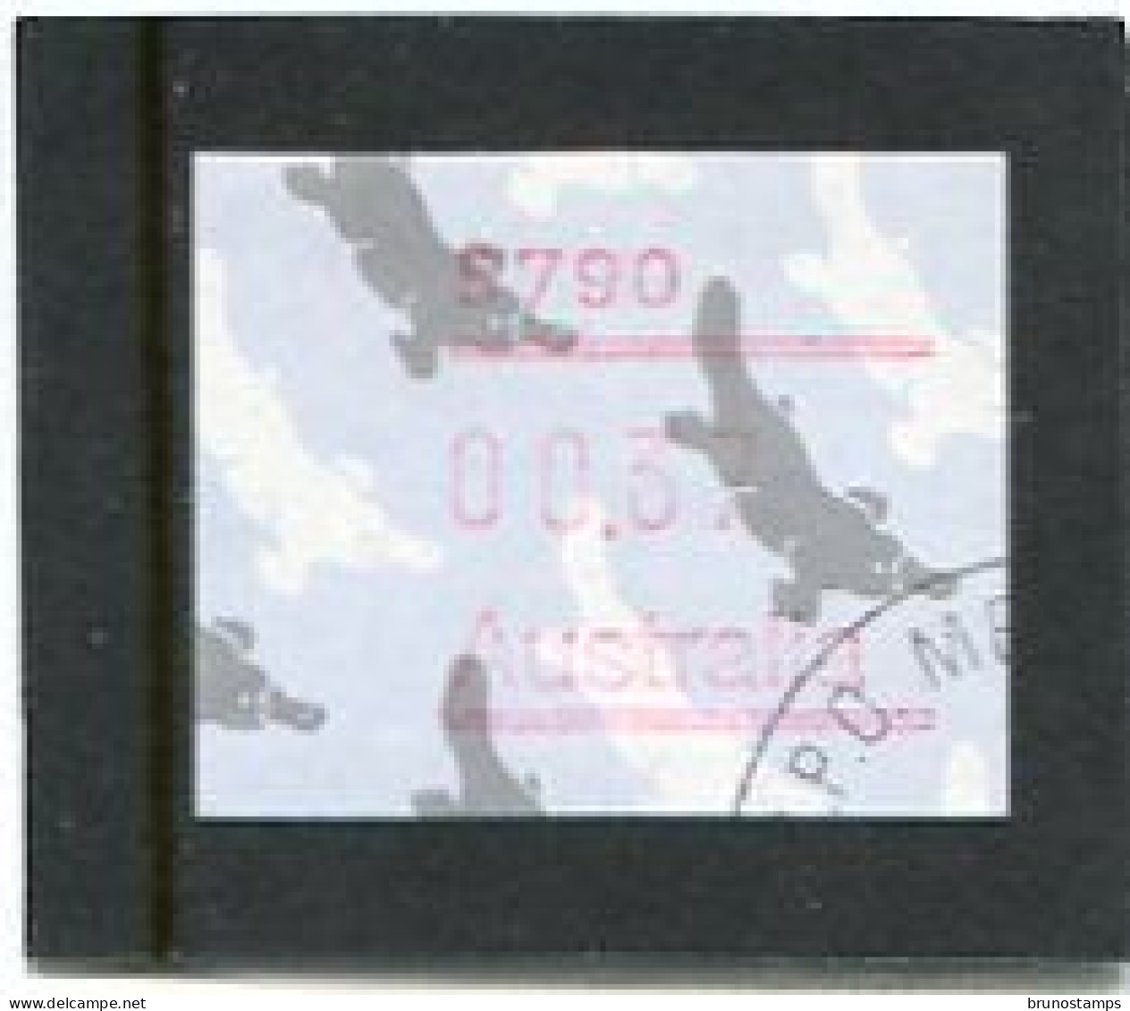 AUSTRALIA - 1987  37c  FRAMA  PLATYPUS  POSTCODE  5790 (DARWIN)  FINE USED - Automatenmarken [ATM]