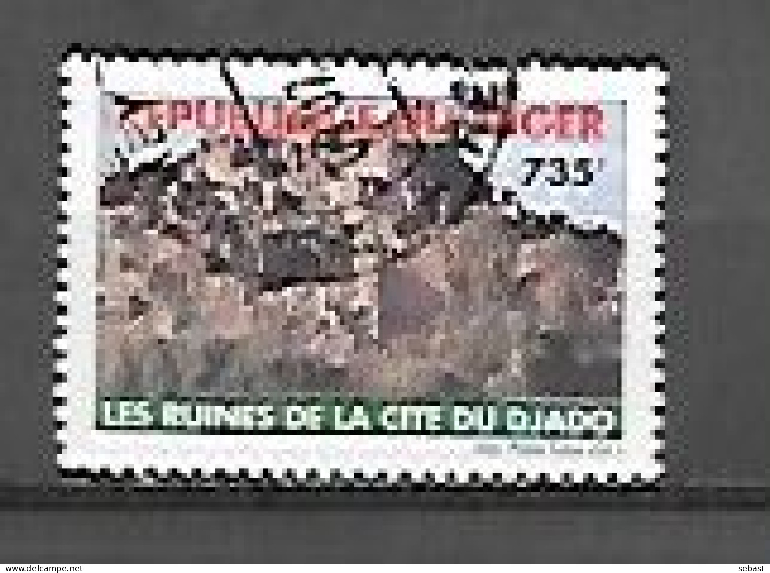 TIMBRE OBLITERE DU NIGER DE 2011 N° MICHEL 2019 - Níger (1960-...)
