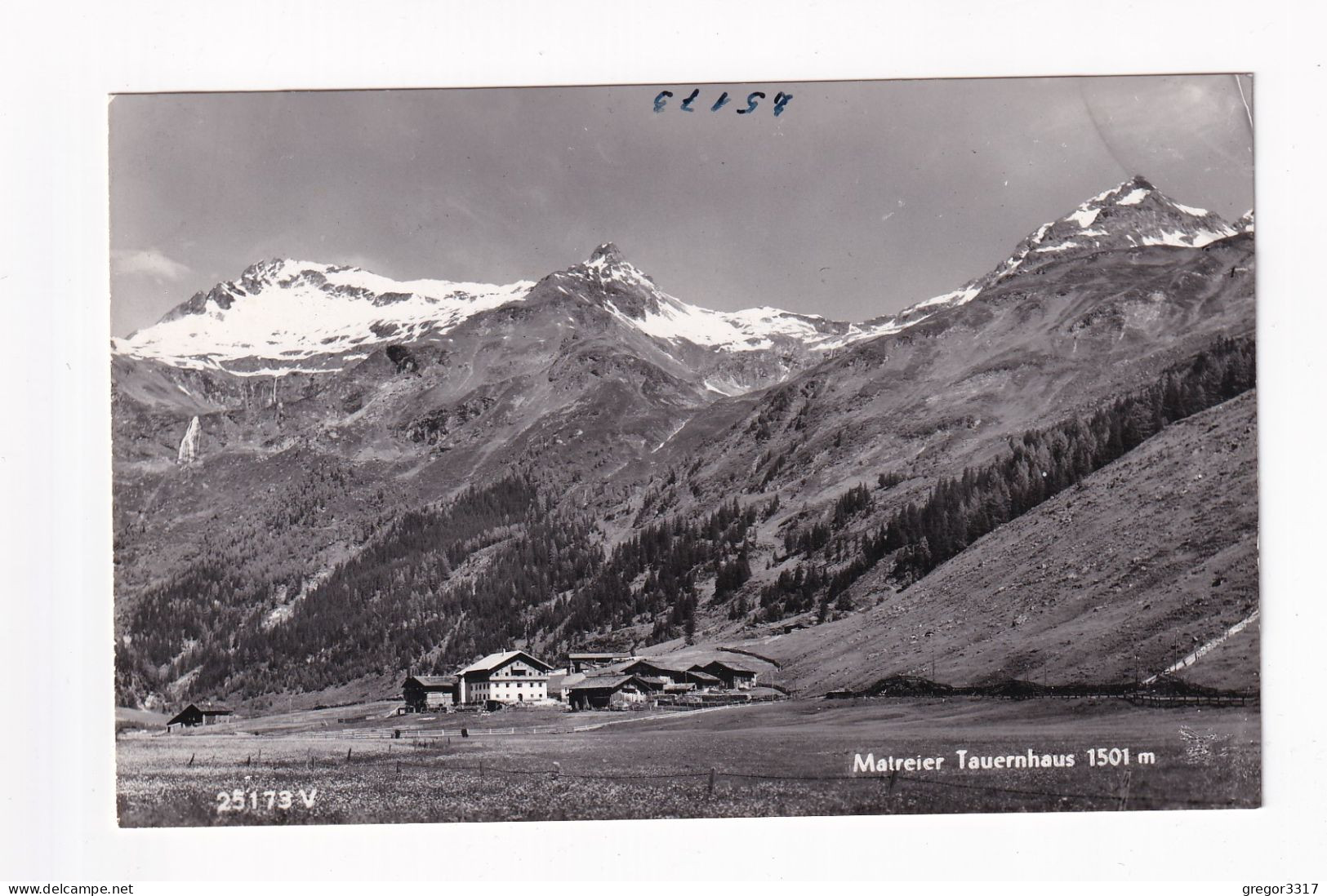 E6115) MATREI In Osttirol - Matreier Tauernhaus - 1501m - S/W FOTO AK - Matrei In Osttirol