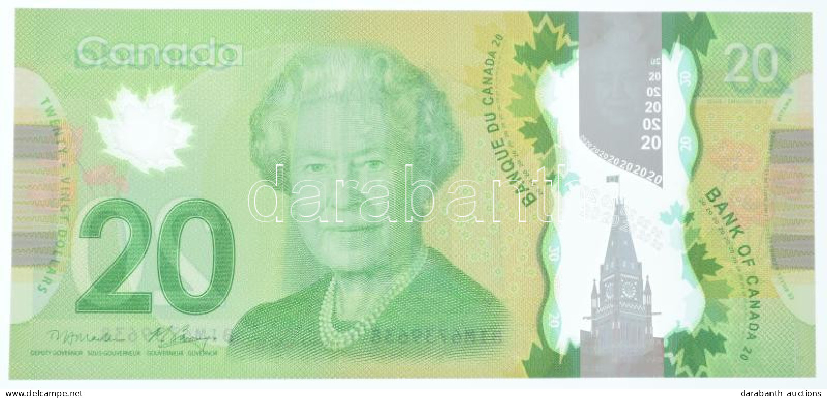 Kanada 2012. 20$ T:XF Canada 2012. 20 Dollars C:XF Krause P#108 - Non Classés
