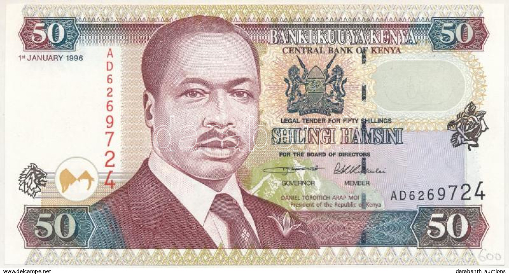 Kenya 1996. 50Sh T:UNC Kenya 1996. 50 Shillings C:UNC  Krause P#36 - Non Classés