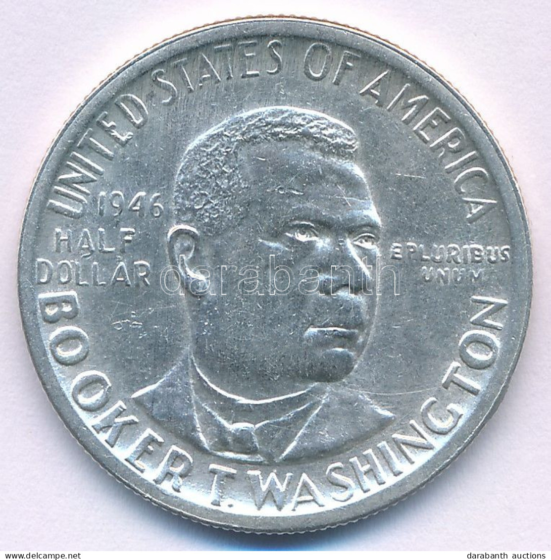 Amerikai Egyesült Államok 1946. 1/2$ Ag "Booker T. Washington" T:AU USA 1946. 1/2 Dollar Ag "Booker T. Washington" C:AU  - Non Classificati