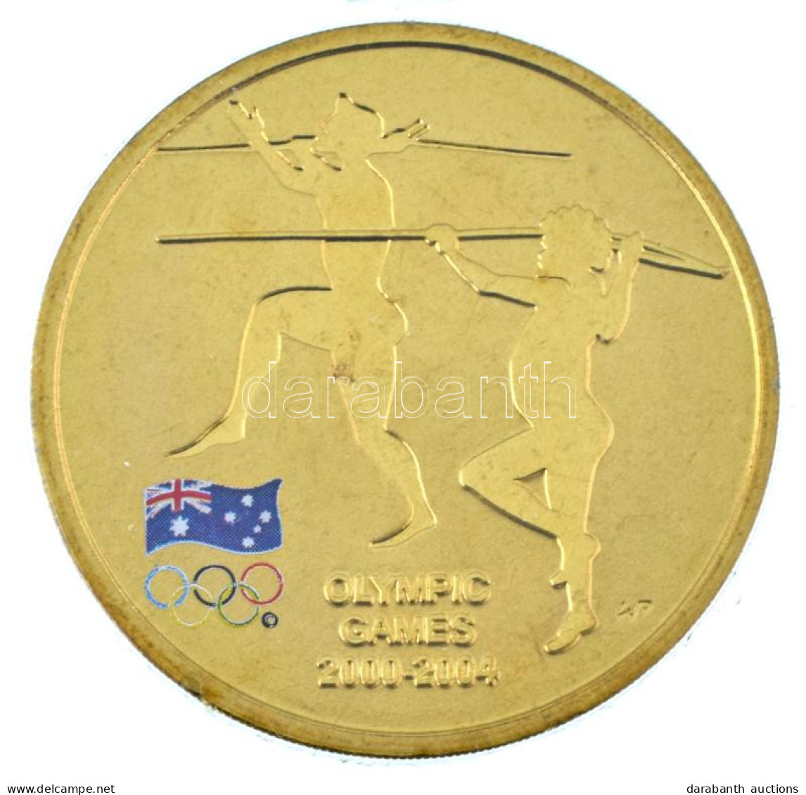 Ausztrália 2004. 5D Al-bronz "Sydney-től Athénig A 2004-es Olimpia" T:BU Australia 2004. 5 Dollars Al-Bronze "Sydney To  - Ohne Zuordnung