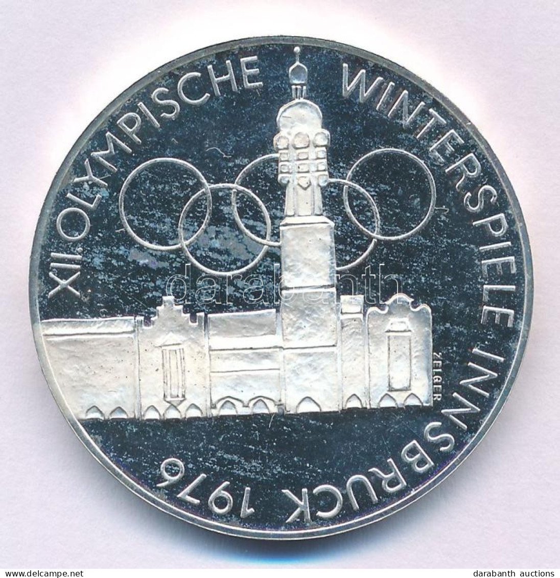 Ausztria 1976. 100Sch Ag "Téli Olimpia Innsbruck" T:AU (PP) Austria 1976. 100 Schilling "Winter Olympics Innsbruck / Bui - Non Classés