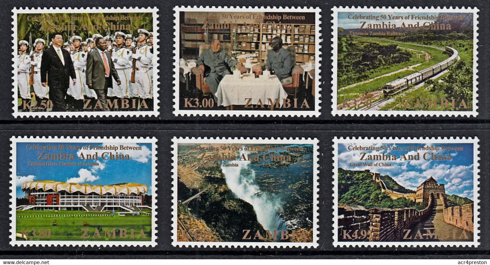 Zm9994, ZAMBIA  2015, 50 Years Zambia & China Friendship, MNH - Zambia (1965-...)