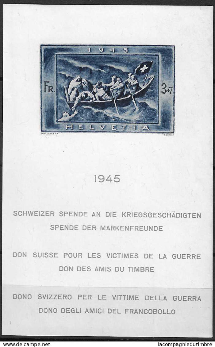 Suisse Bloc-feuillet YT N° 11 Neuf ** MNH. TB - Blokken