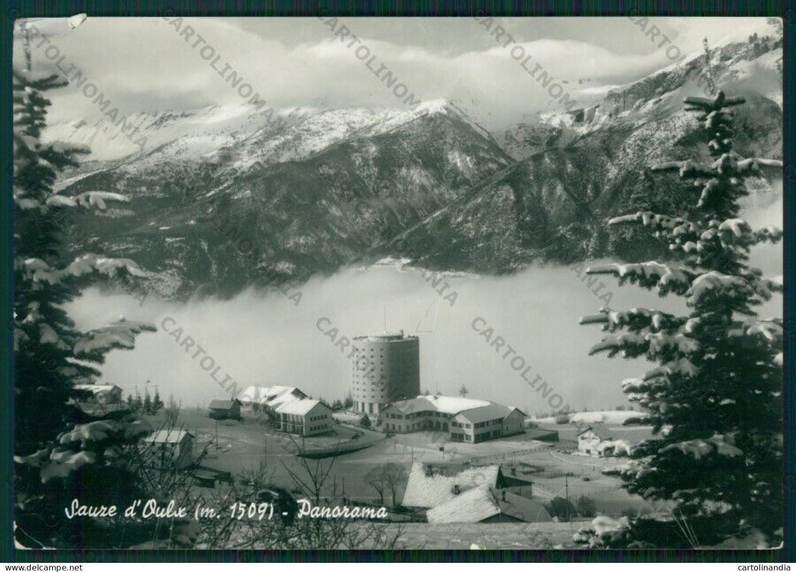 Aosta Sauze D'Oulx STRAPPINO PIEGA Foto FG Cartolina KV8687 - Aosta