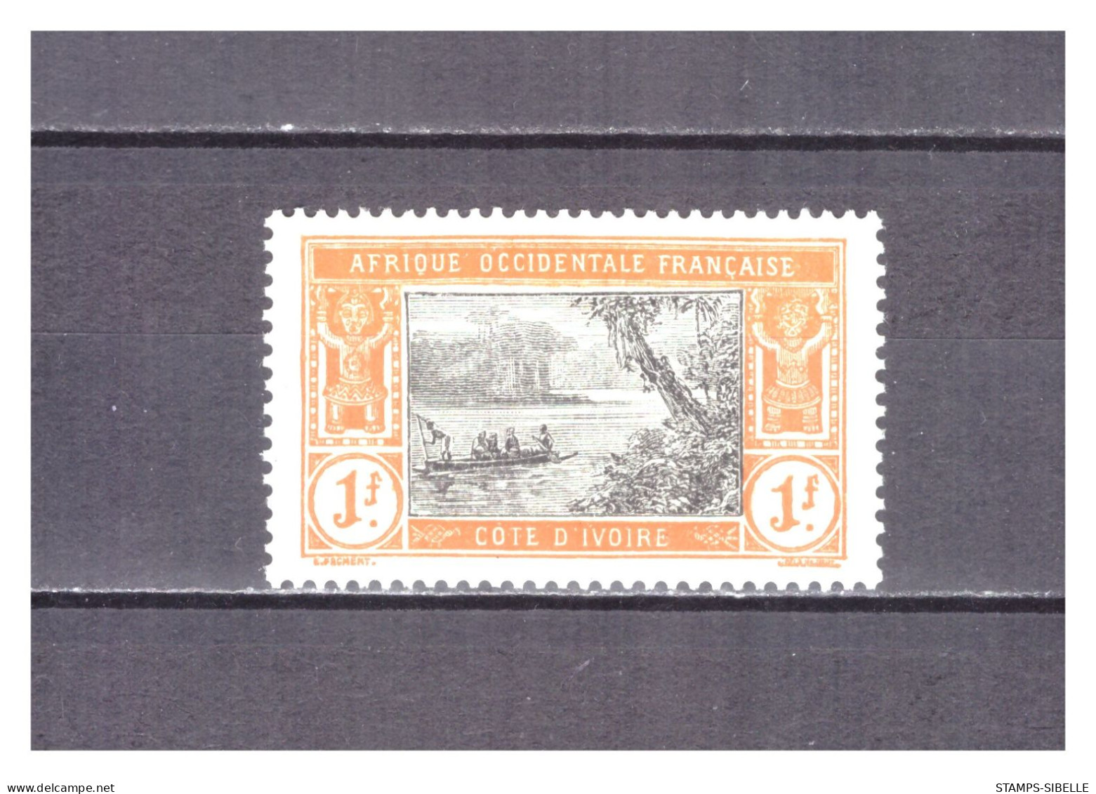 COTE D' IVOIRE     N ° 55  .  1 F       NEUF  *   .  SUPERBE  . - Unused Stamps
