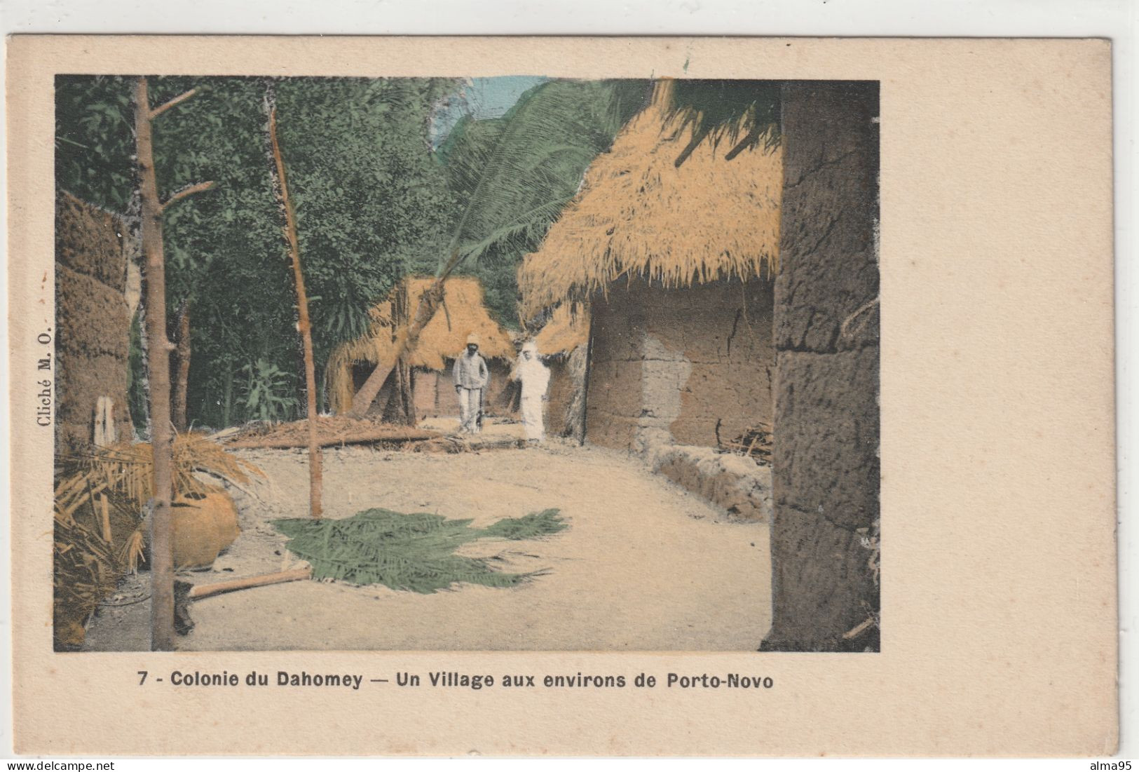 CPA - Colonie Du Dahomey - Benin - Un Village Aux Environs De Porto--Novo - Dahome