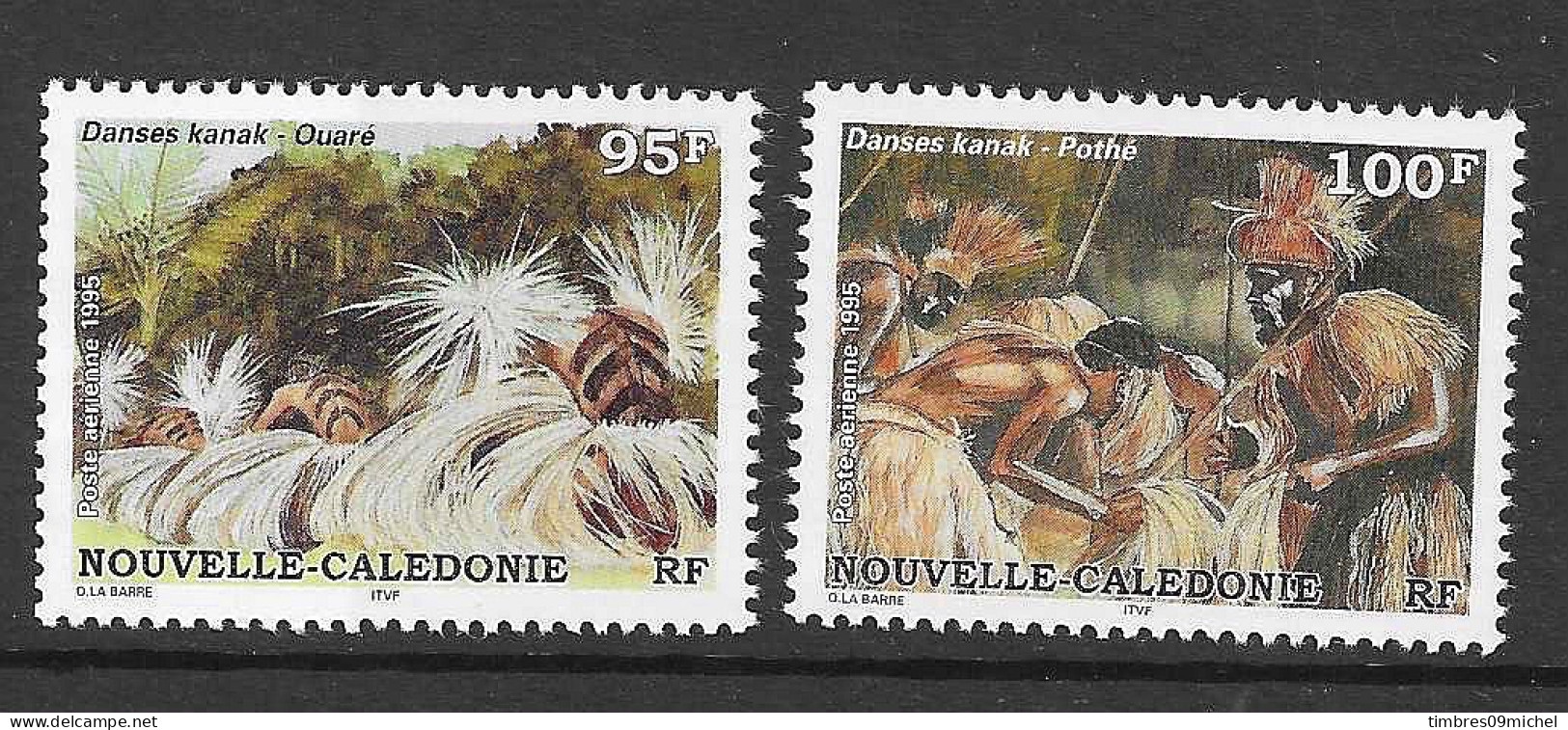 Nouvelle-Calédonie N° 329-330** Poste Aérienne Neuf Sans Charnière - Neufs