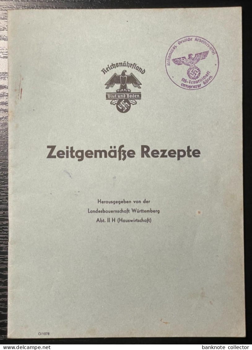 Deutschland, Germany - Reichsnährstand, Blut Und Boden, NS Frauenschaft, 3 Dokumente,1937 ! - 1939-45