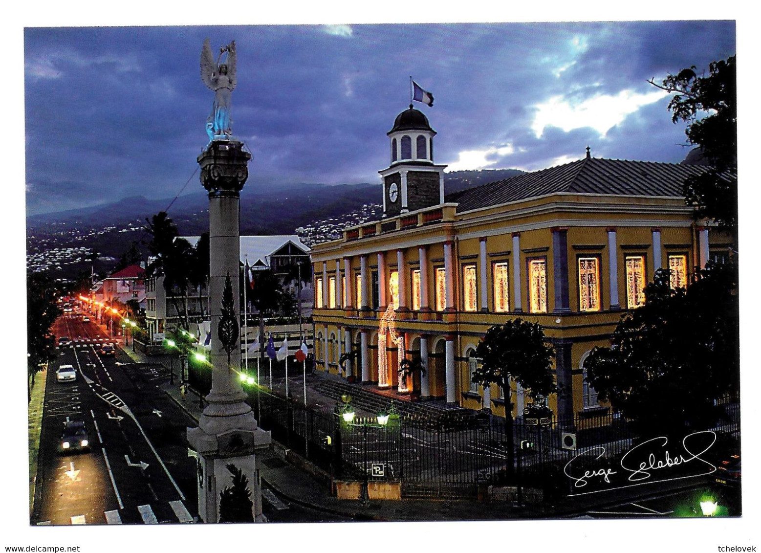 Ile De La Reunion. Ed Gelabert. Saint Denis Mairie La Nuit - Saint Denis