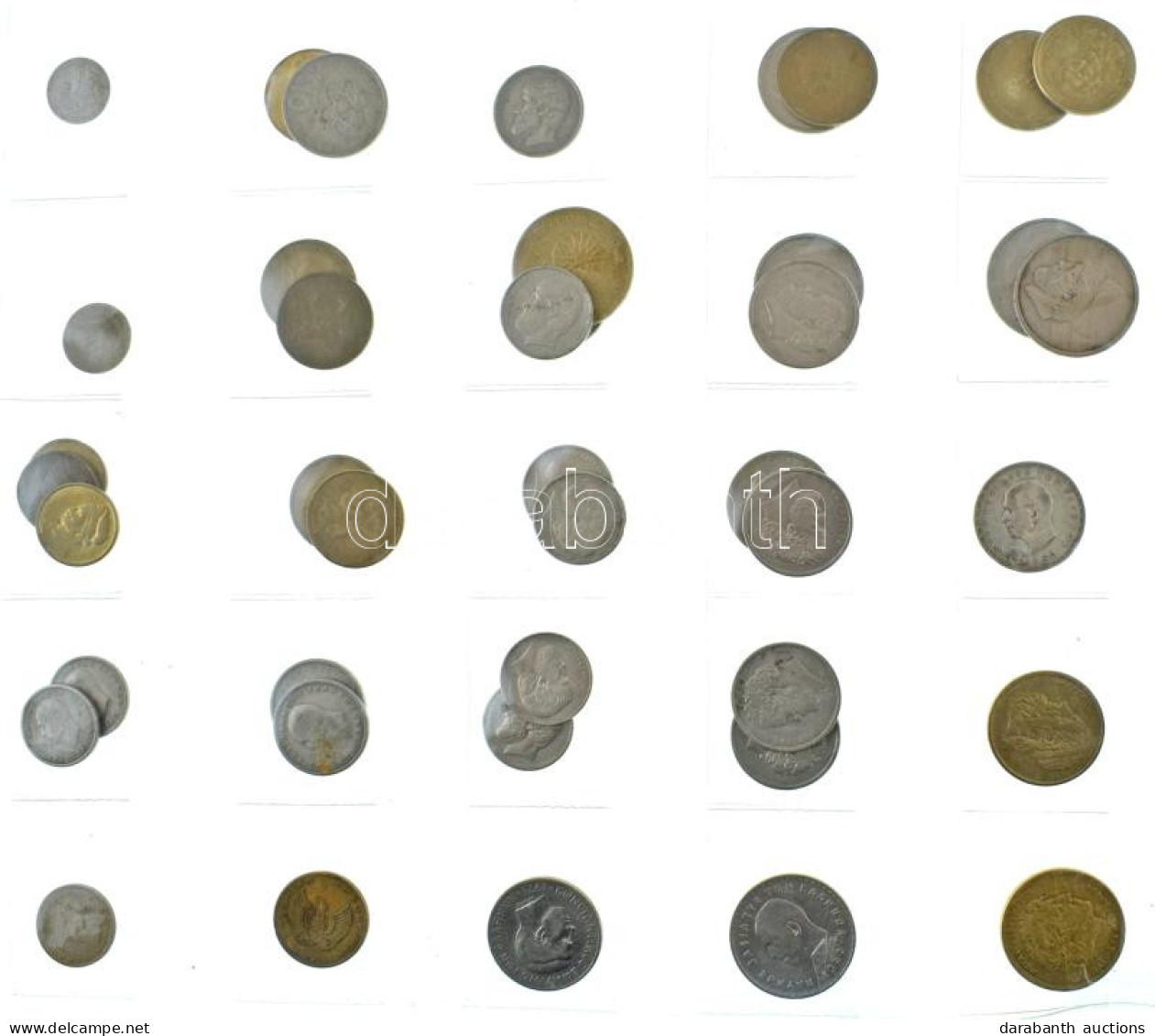 ~42db-os Görög Fém érmetétel T:vegyes ~42pcs Of Mixed Greek Coin Lot C:mixed - Non Classés