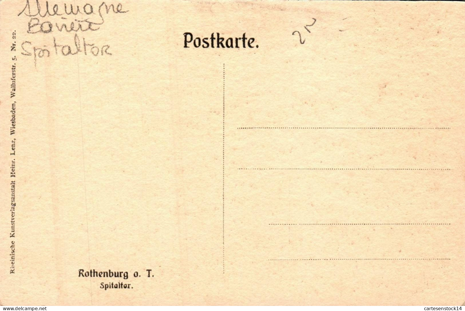 N°42417 Z -cpa Rothenburg -Spitaltor- - Rothenburg O. D. Tauber