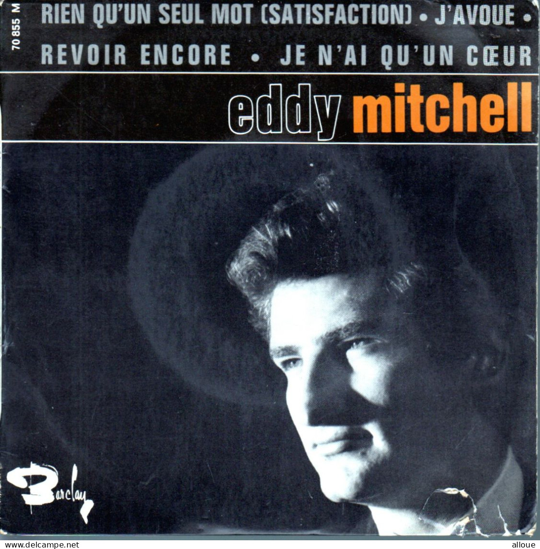 EDDY MITCHELL & THE LONDON ALL STARS - FR EP - RIEN QU'UN SEUL MOT (SATISFACTION-ROLLING STONES)  + 3 - Rock