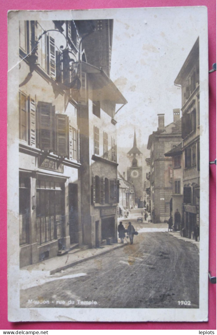 Suisse - Moudon - Rue Du Temple - 1935 - Moudon