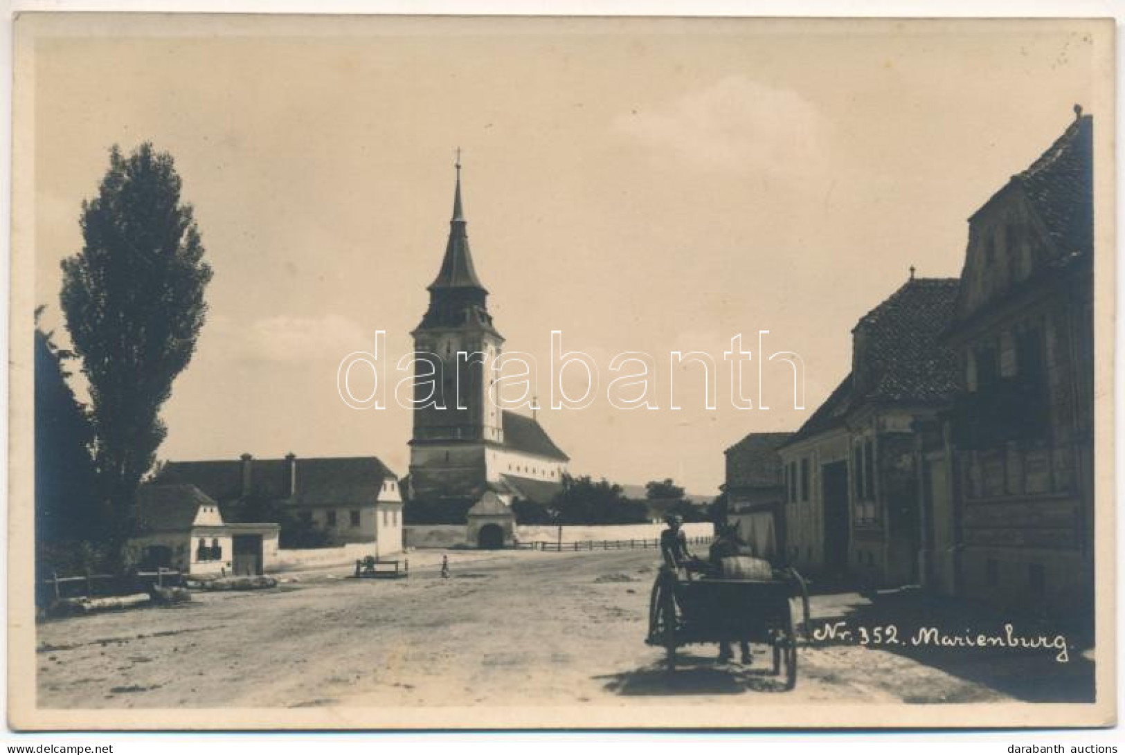 * T2/T3 Barcaföldvár, Földvár, Marienburg, Feldioara; Evangélikus Erődtemplom / Lutheran Castle Church. Photo (fl) - Ohne Zuordnung