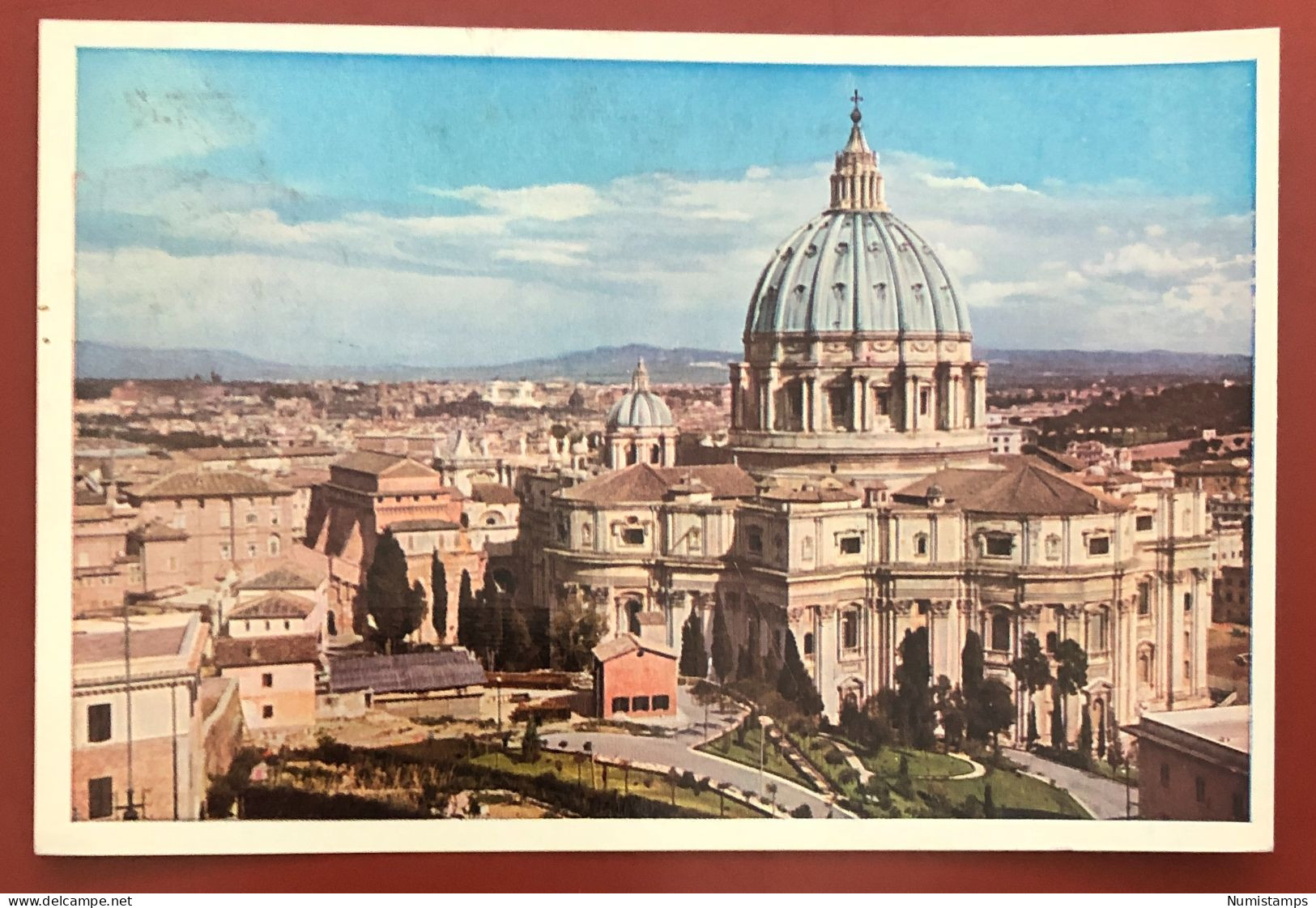 CITTÀ DEL VATICANO S. Pietro Visto Dall'Osservatorio Vaticano - 1964 (c257) - Vatikanstadt