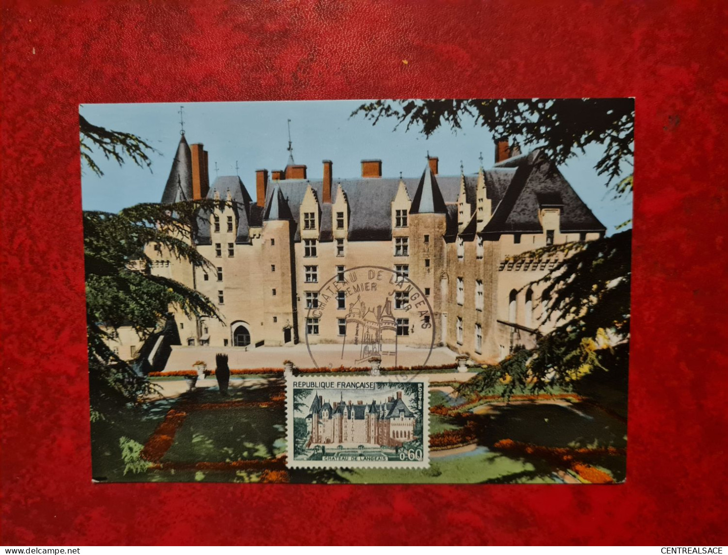 FDC 1968 MAXI  CHATEAU DE LANGEAIS - 1960-1969