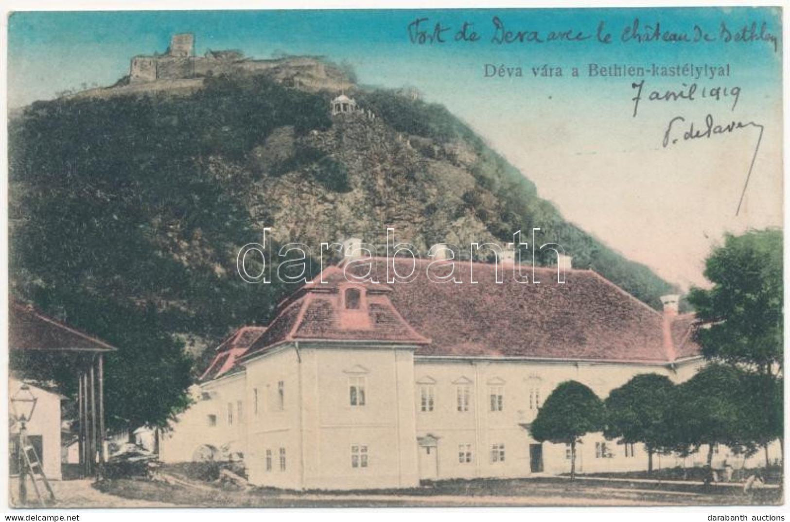 * T2/T3 1919 Déva, Vár, Bethlen Kastély / Castle Ruins, Castle (EK) - Non Classés