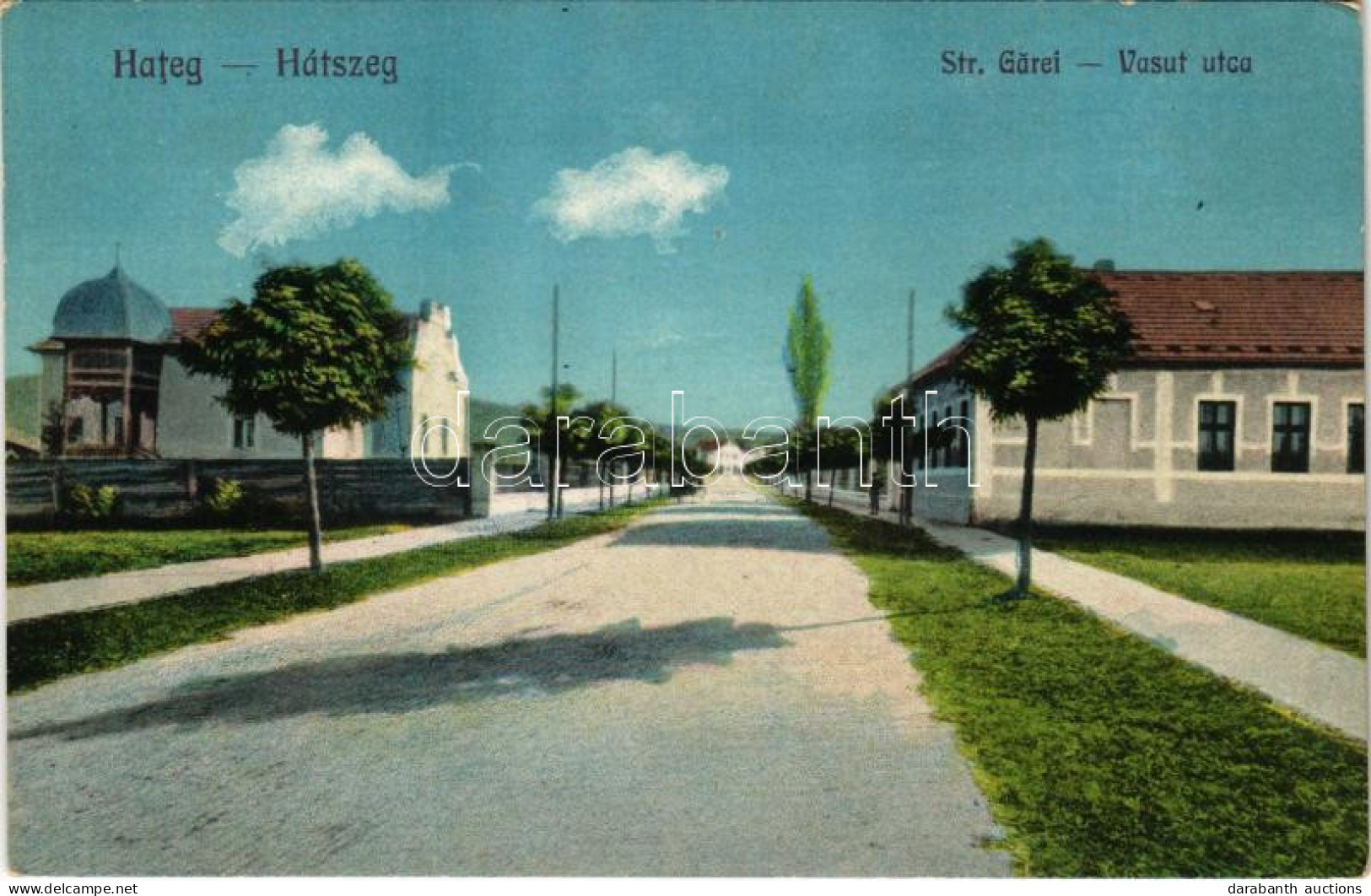 ** T1 Hátszeg, Hateg; Strada Garei / Vasút Utca / Street - Unclassified