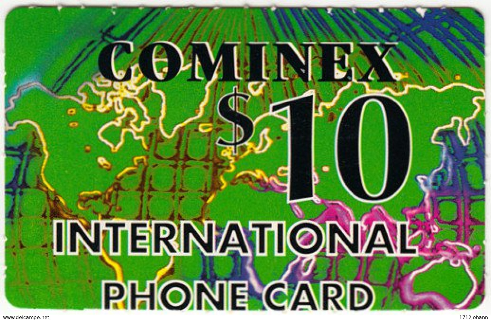 USA A-150 Prepaid Cominex - Map, World - Used - Other & Unclassified