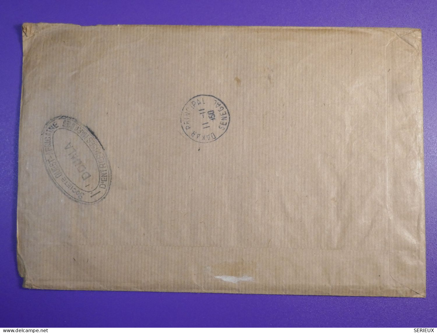 DL2  CAMEROUN  BELLE  LETTRE RECO  1951   DOUALA  A  DAKAR   +MARITIMES +BLOC DE 6 TP  ++ AFF. INTERESSANT+ - Cartas & Documentos