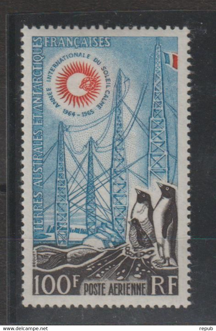 TAAF 1963 Soleil Calme PA 7, 1 Val ** MNH - Poste Aérienne