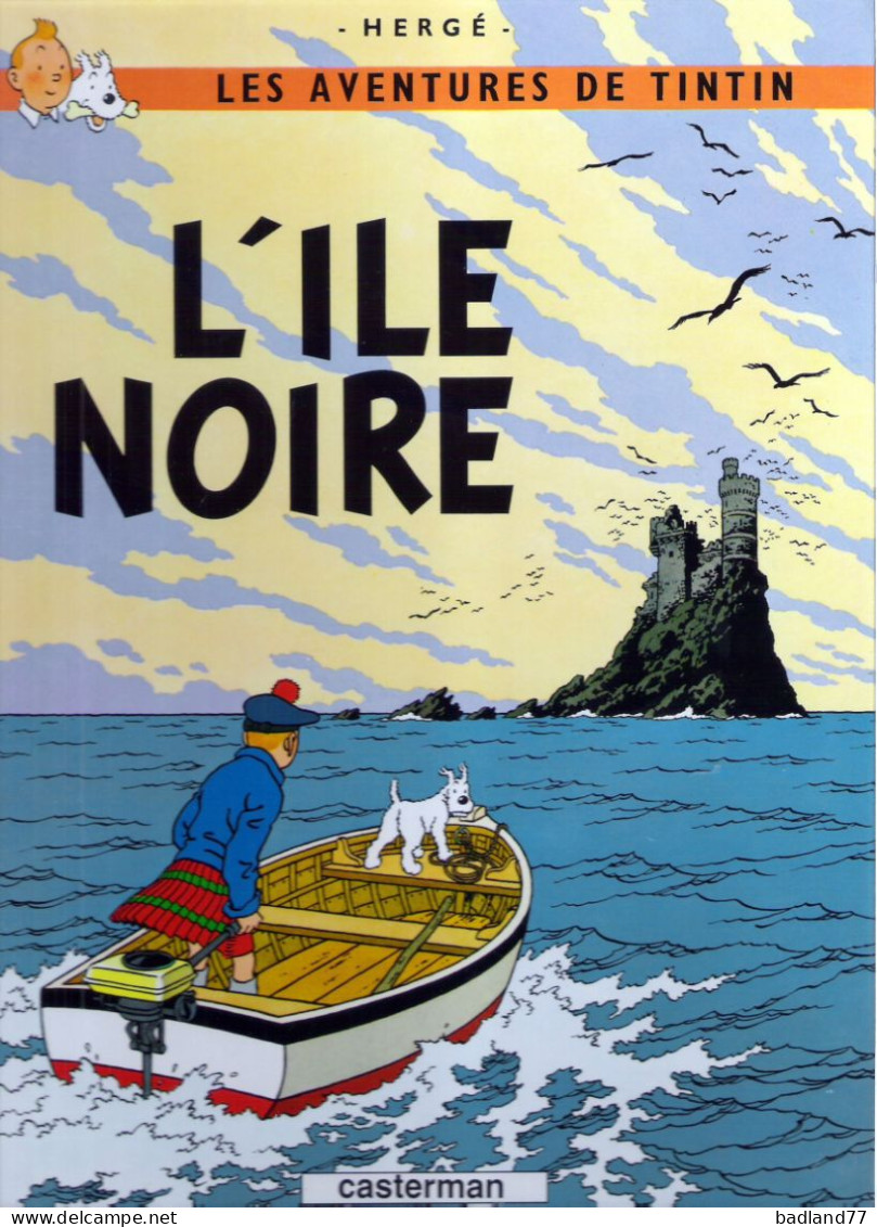 BD CASTERMAN - TINTIN - 7 . L Ile Noire - HERGE   * - Other & Unclassified