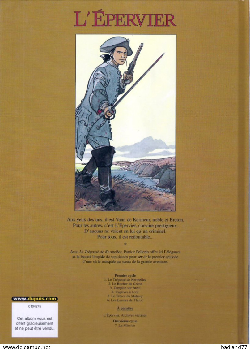 BD DUPUIS REPERAGES - L EPERVIER - 1. Le Trépassé De Kermellec    * - Other & Unclassified