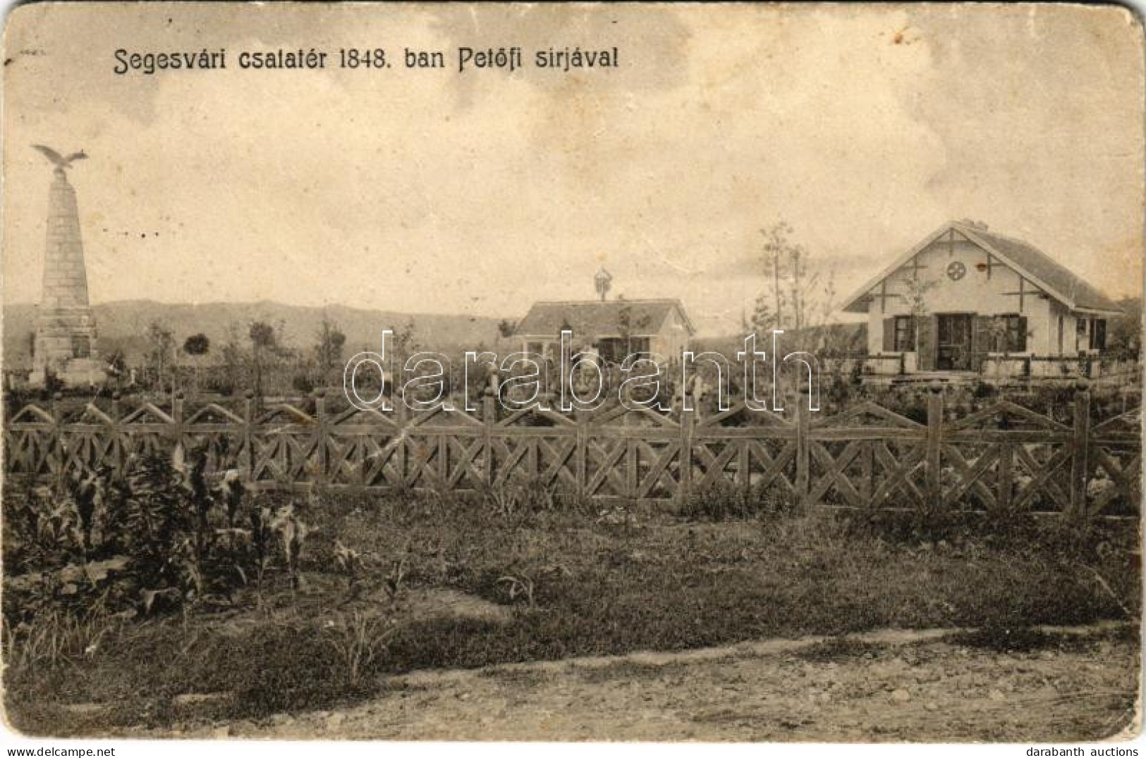 T2/T3 1910 Segesvár, Schässburg, Sighisoara; 1848-as Csatatér, Petőfi Sírja / Military Monument, Tomb Of Petőfi, Battlef - Unclassified