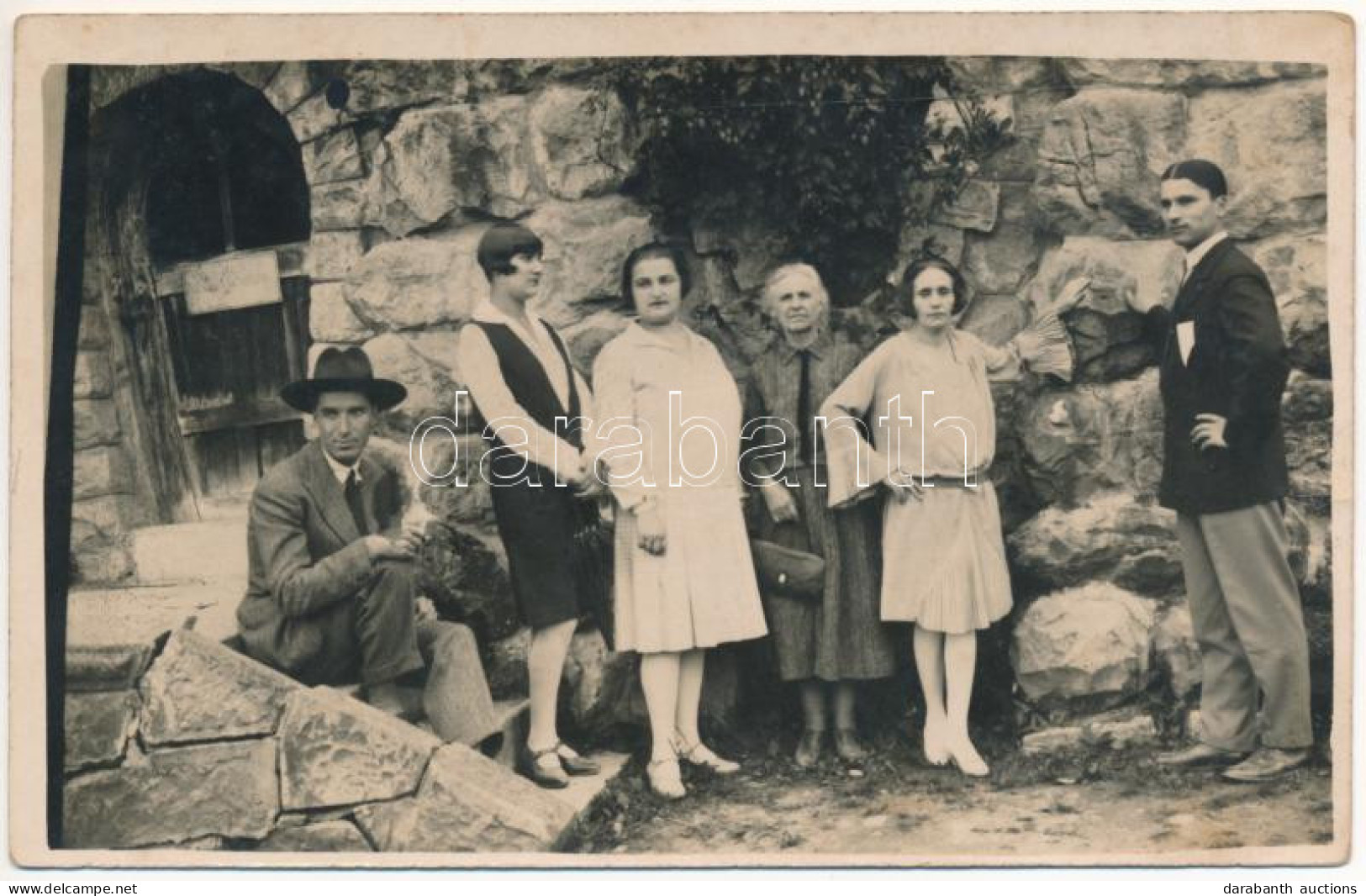 * T2/T3 1929 Sepsibükszád, Bikszád, Bicsadul-Oltului, Bixad; Csoportkép / Group Photo (fl) - Unclassified