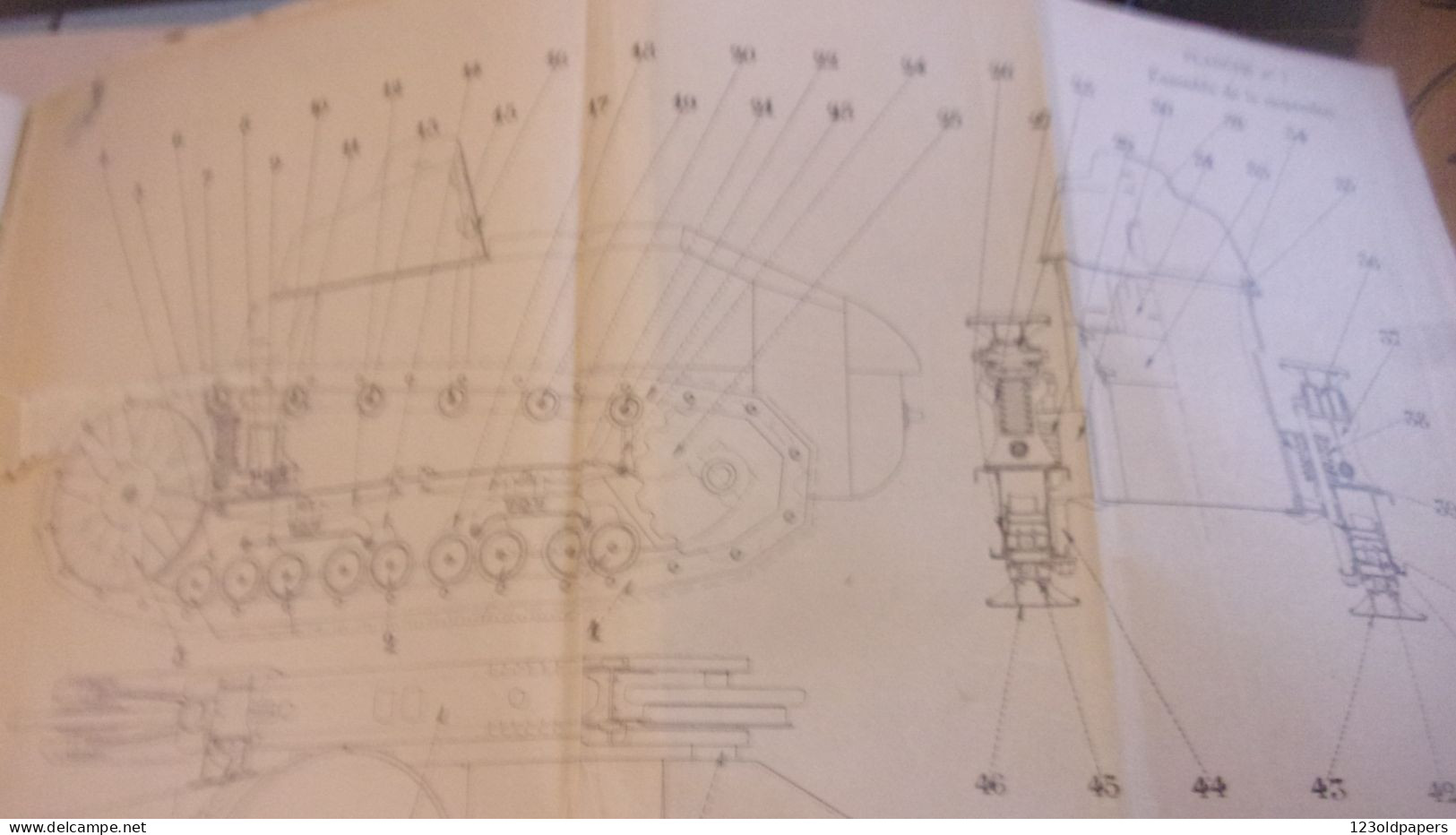 WWI RARE 1919 RENAULT CHAR D ASSAUT  18 CHEVAUX 18HP  OMEYER 68 PAGES 15 PLANCHES COMPLET TANK