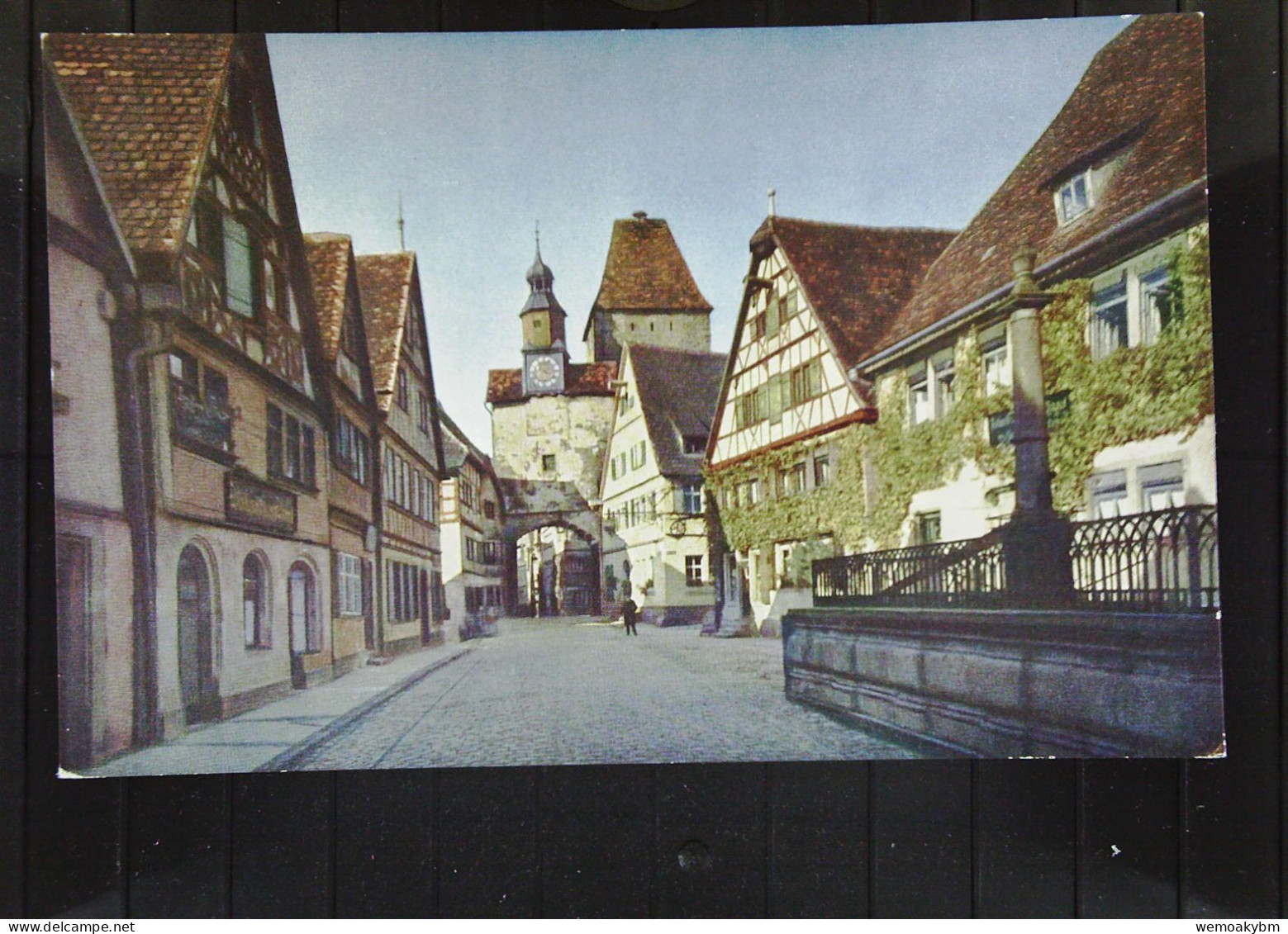 DR: Ansichtskarte Von Rothenburg O. Tauber Mit Rödergasse, 12. Jahrh.- Nicht Gelaufen  - Rothenburg O. D. Tauber