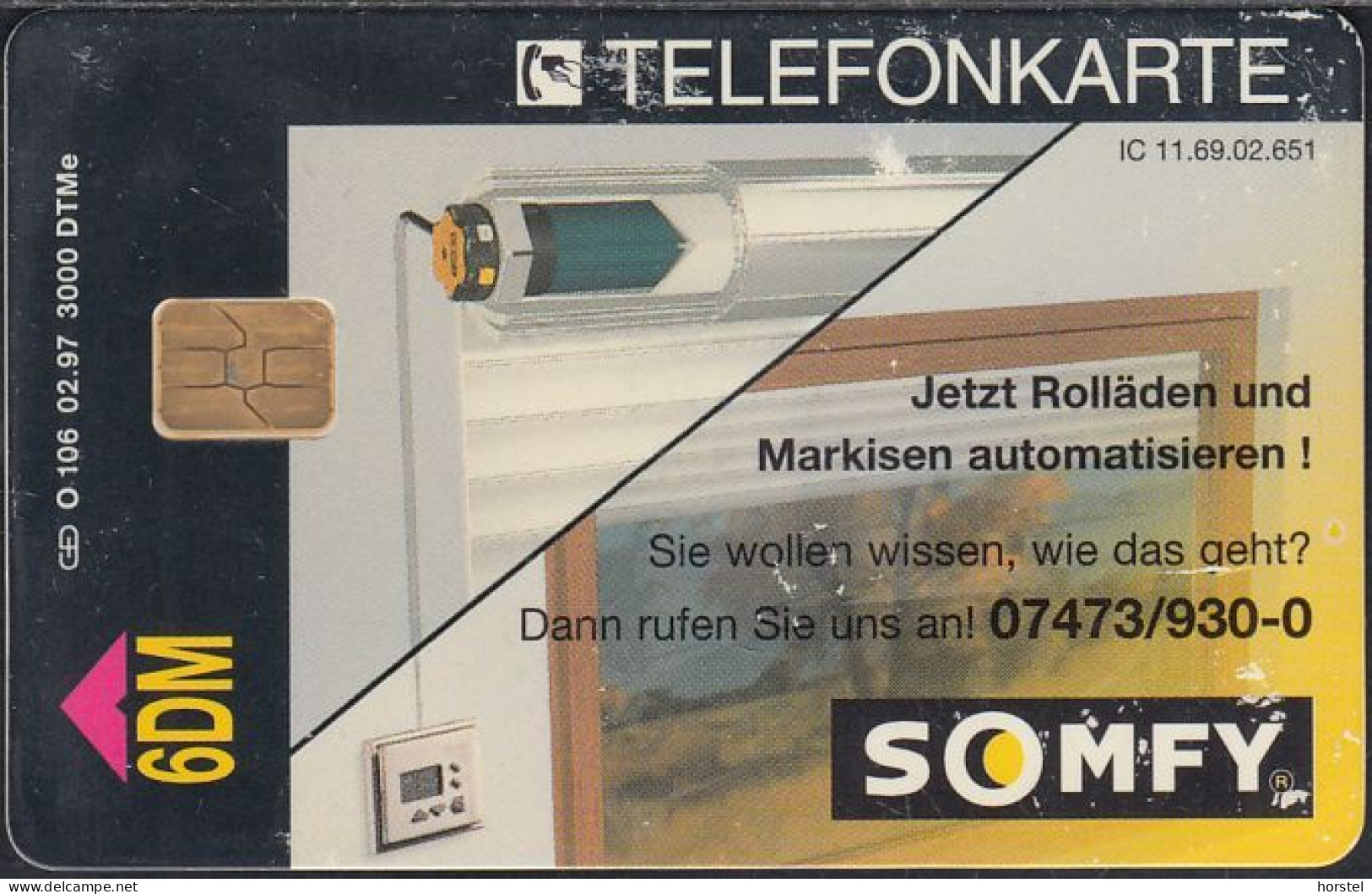 GERMANY O106/97 SOMFY - Rolläden - Markisen - Couple - O-Series : Series Clientes Excluidos Servicio De Colección