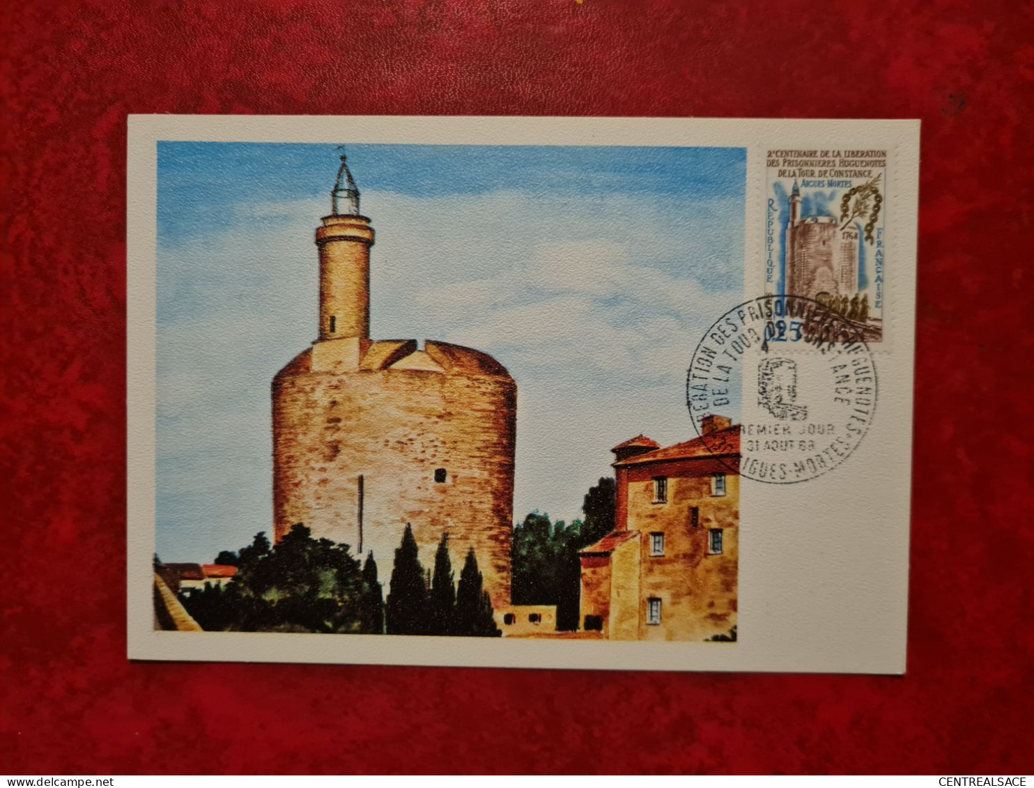 FDC 1968 MAXI  AIGUES MORTES LA TOUR DE CONSTANCE - 1960-1969