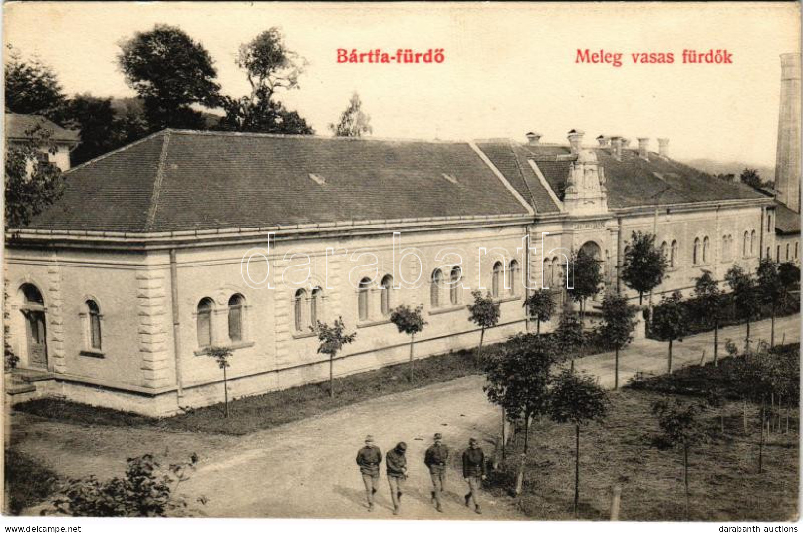 T2 1906 Bártfa, Bártfafürdő, Bardejovské Kúpele, Bardiov, Bardejov; Meleg Vasas Fürdők / Spa - Ohne Zuordnung
