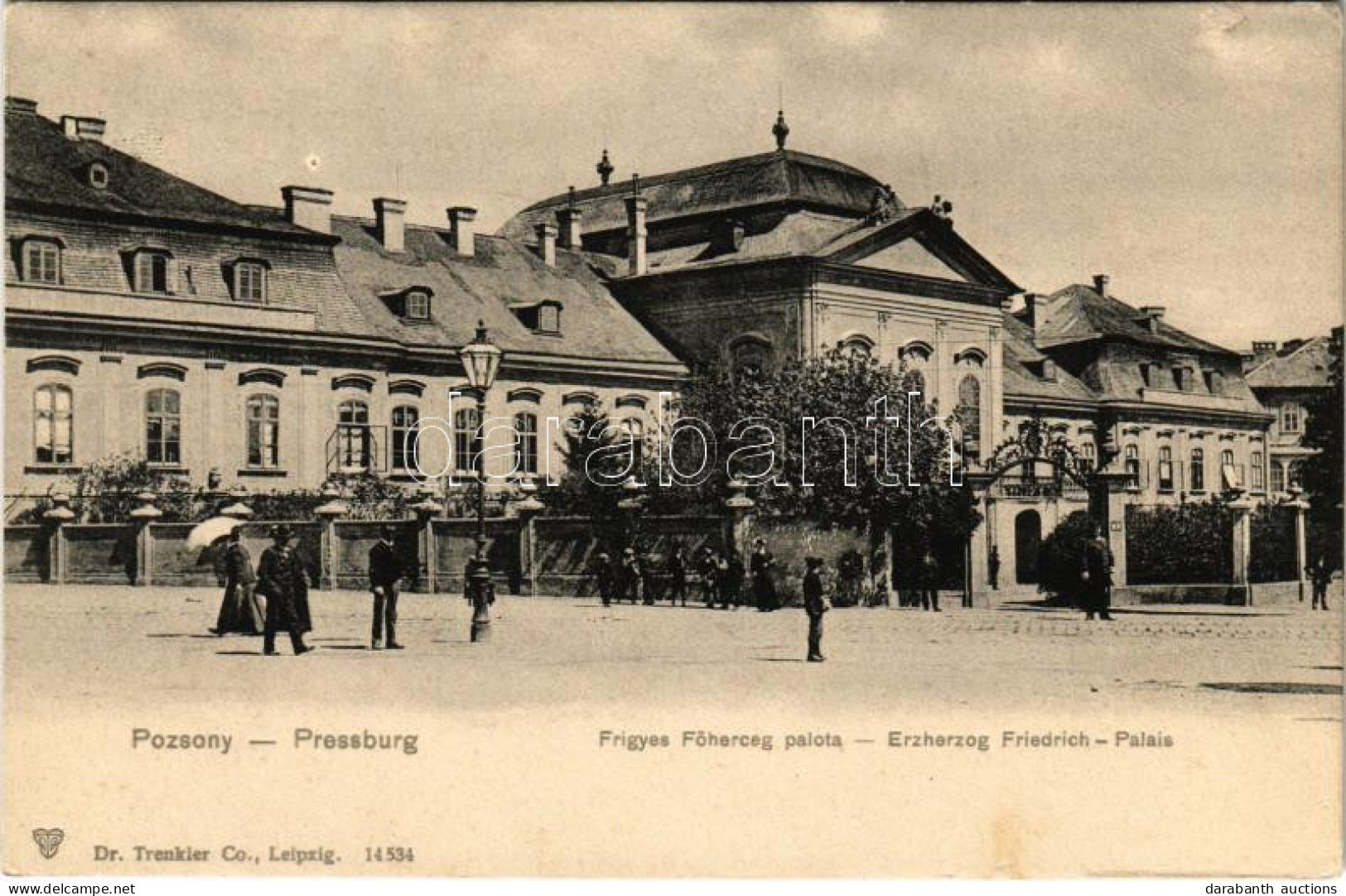 ** T1 Pozsony, Pressburg, Bratislava; Frigyes Főherceg Palota / Erzherzog Friedrich Palace - Ohne Zuordnung