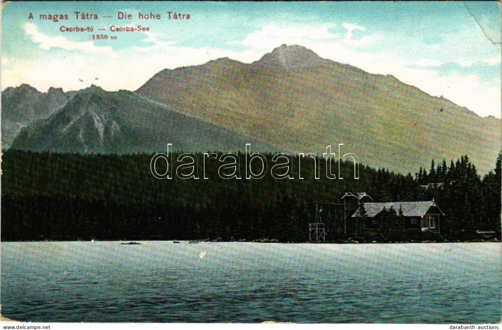 T3 1909 Tátra, Magas-Tátra, Vysoké Tatry; Csorba Tó / Csorba-See / Strbské Pleso / Lake (EK) - Unclassified