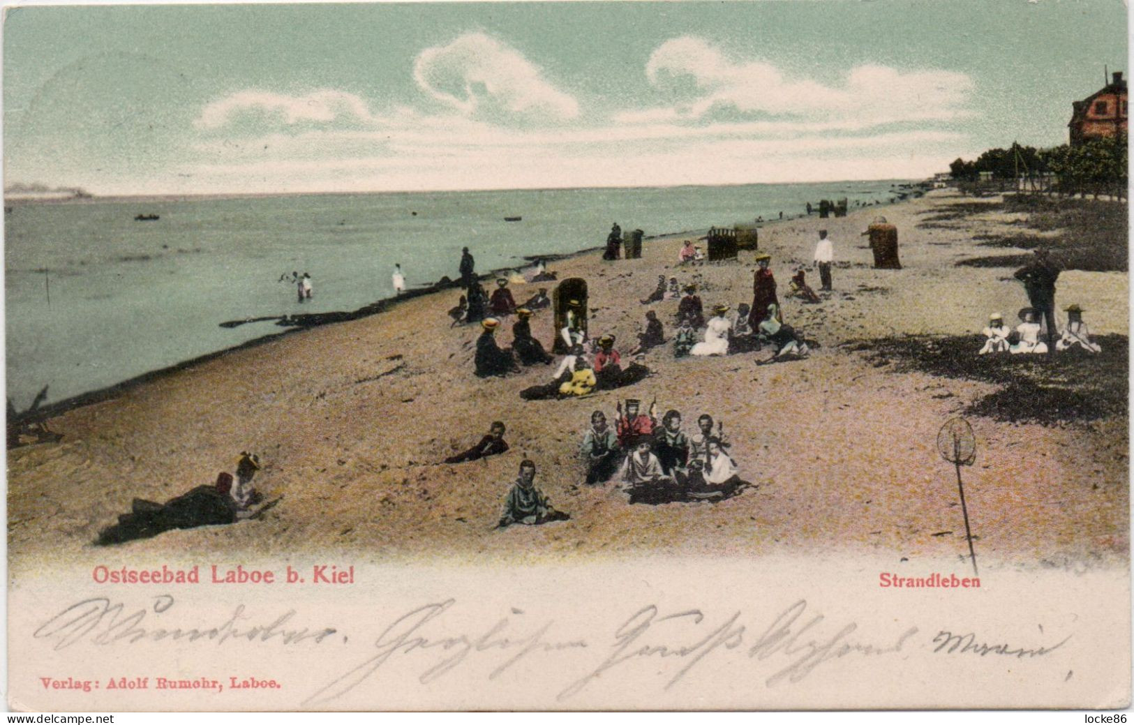 #10001 Ostseebad Laboe Bei Kiel - Strandleben,1905 - Laboe