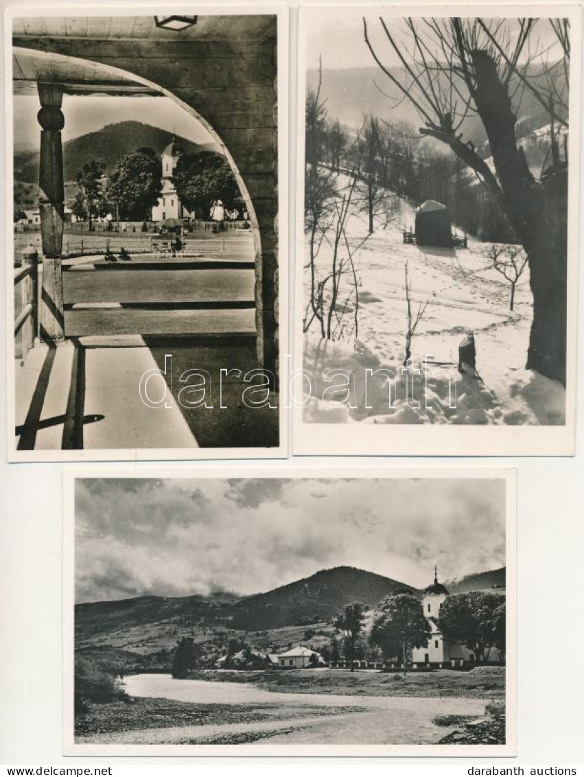 ** Kőrösmező, Körösmező, Jaszinya, Jasina, Yasinia (Máramaros); - 3 Db Régi Képeslap / 3 Pre-1945 Unused Postcards - Sin Clasificación