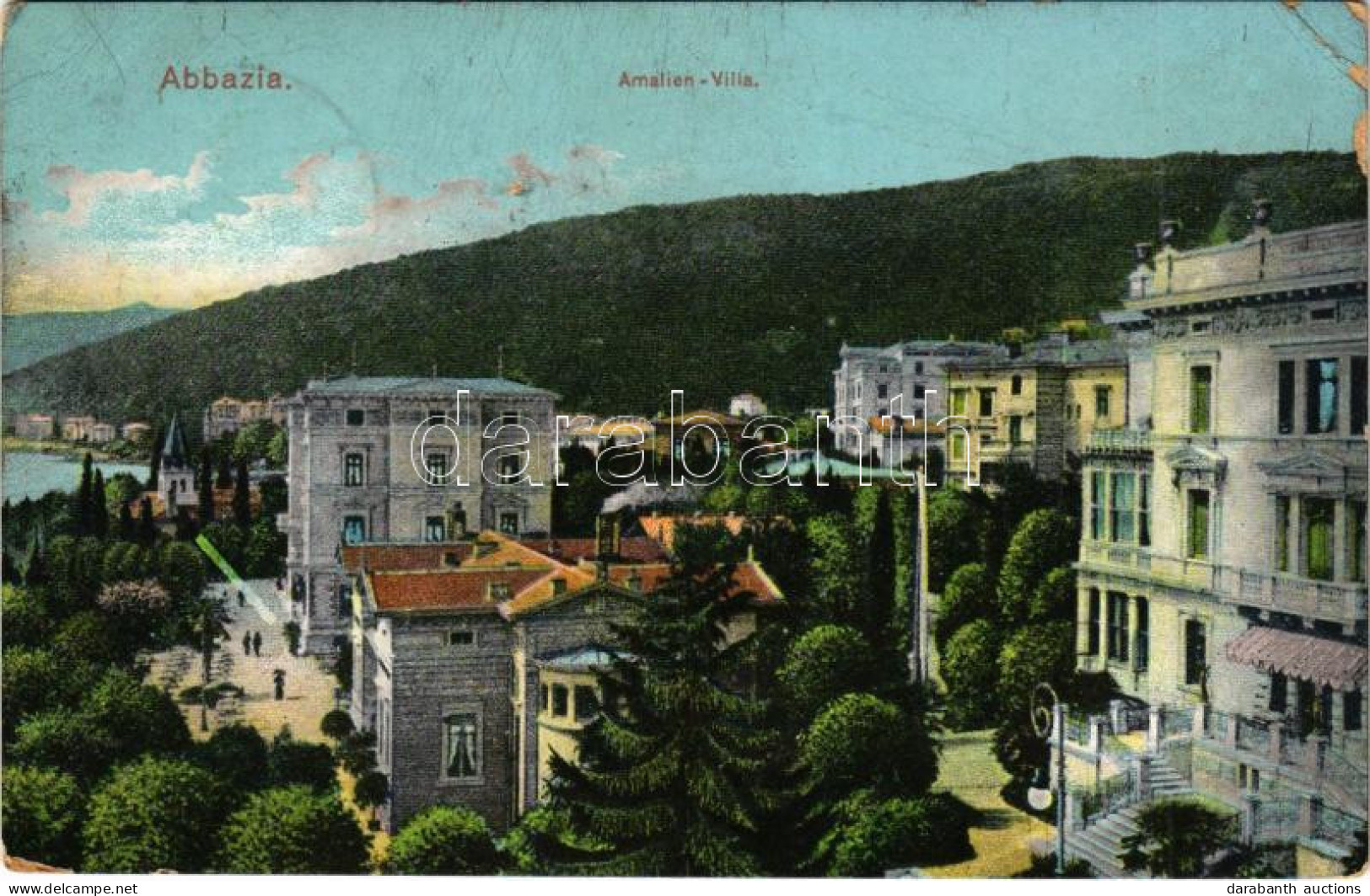 * T2/T3 1913 Abbazia, Opatija; Amalien Villa (EK) - Non Classificati