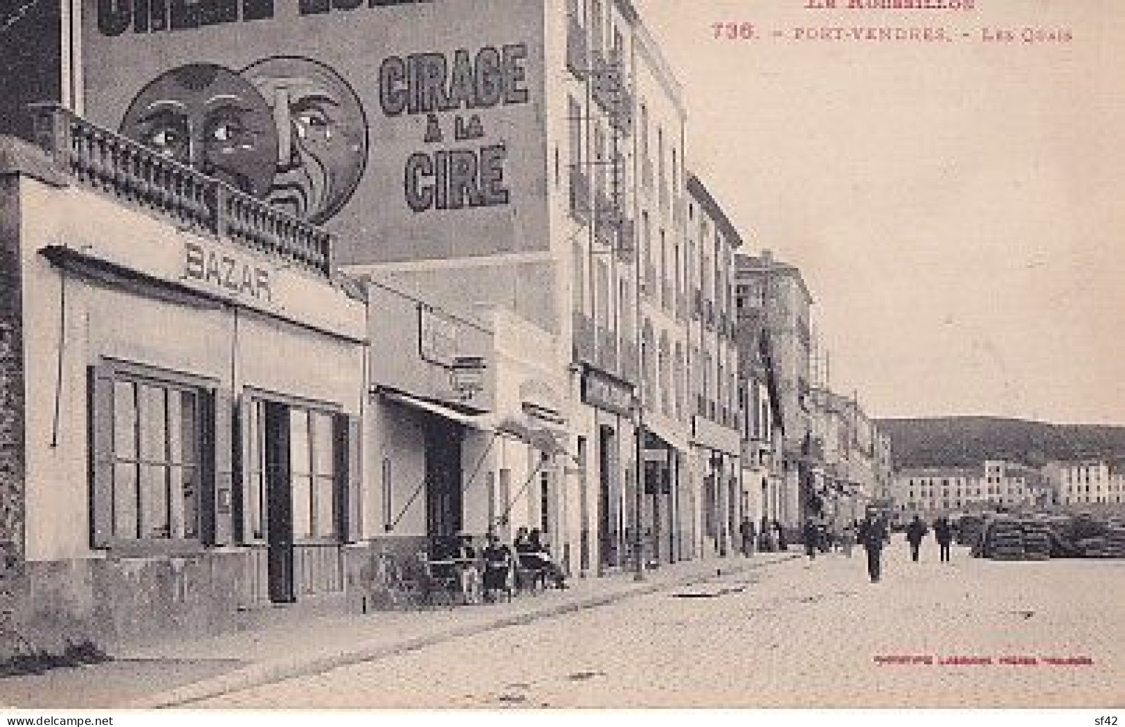 PORT VENDRES          Les Quais    BAZAR  + PUB CIRAGE - Port Vendres