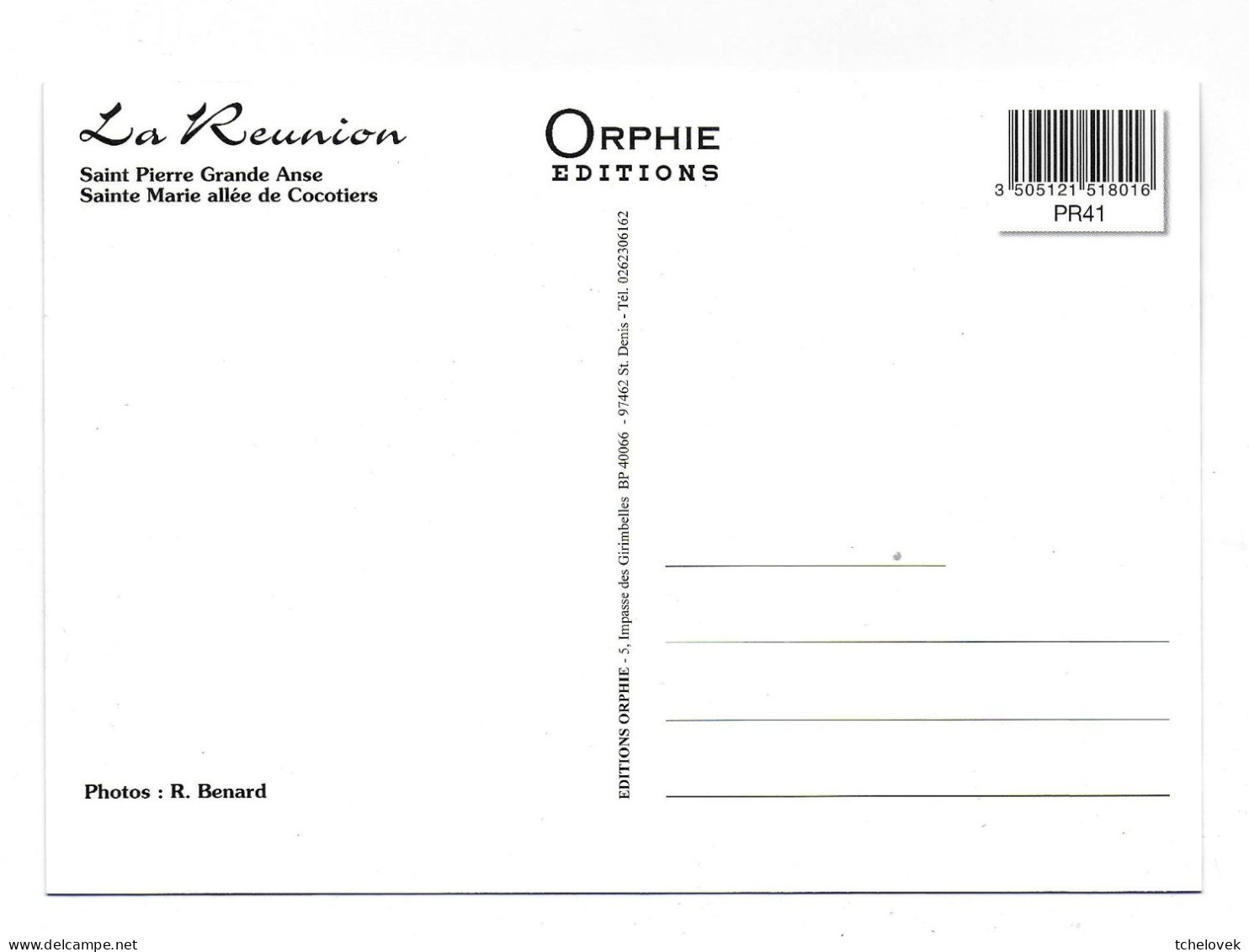 Ile De La Reunion. Ed Orphie. PR 41 Multivue St Pierre Ste Marie Oiseaux - Other & Unclassified