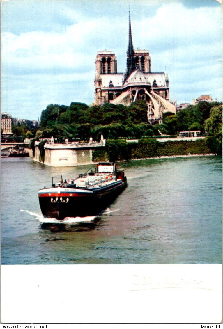 28-3-2024 (4 Y 16) France - Paris Cathédrale Notre Dame & Péniche - Chiese E Cattedrali