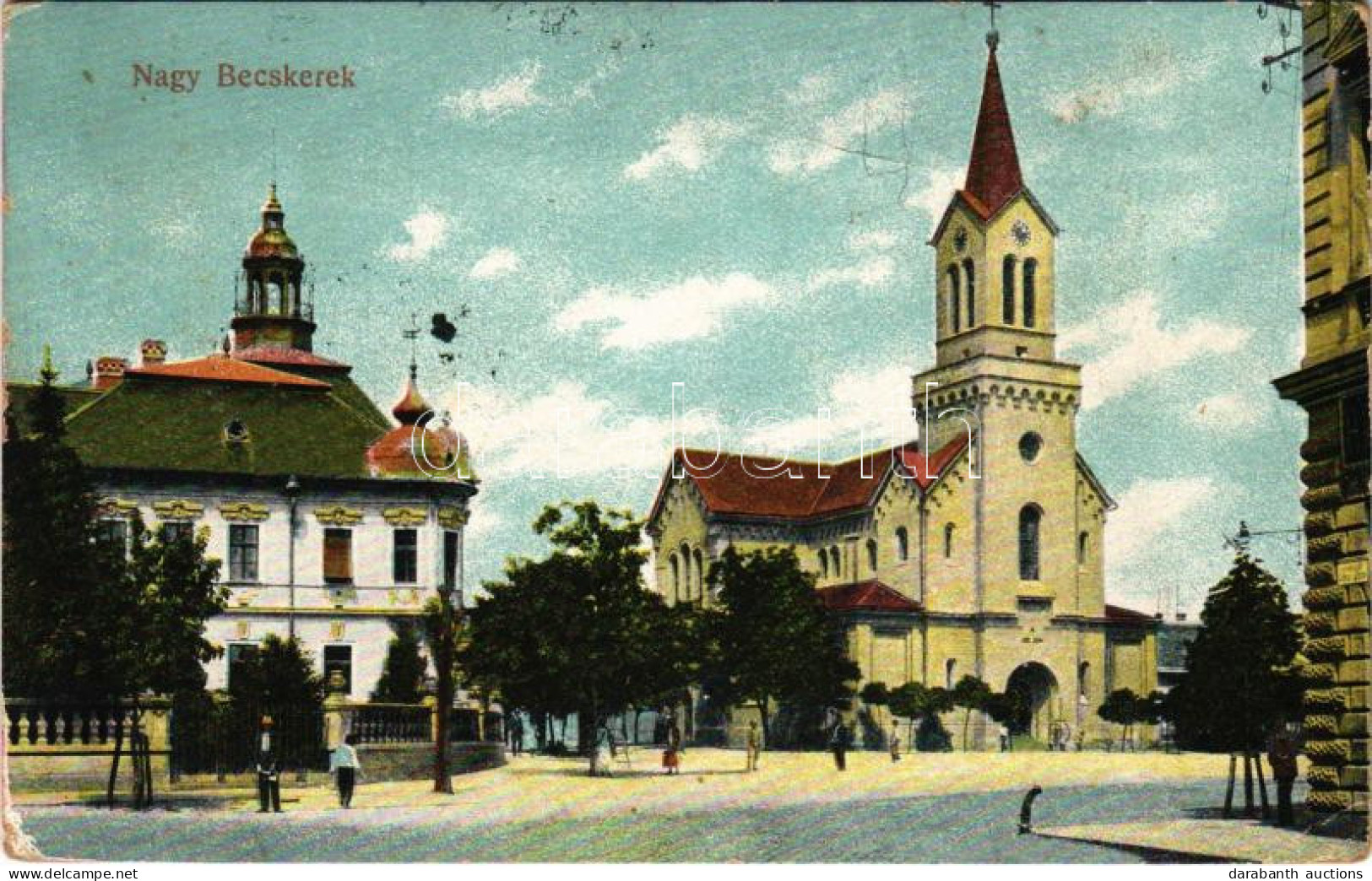 T2/T3 1908 Nagybecskerek, Zrenjanin, Veliki Beckerek; Római Katolikus Templom / Church (EK) - Unclassified