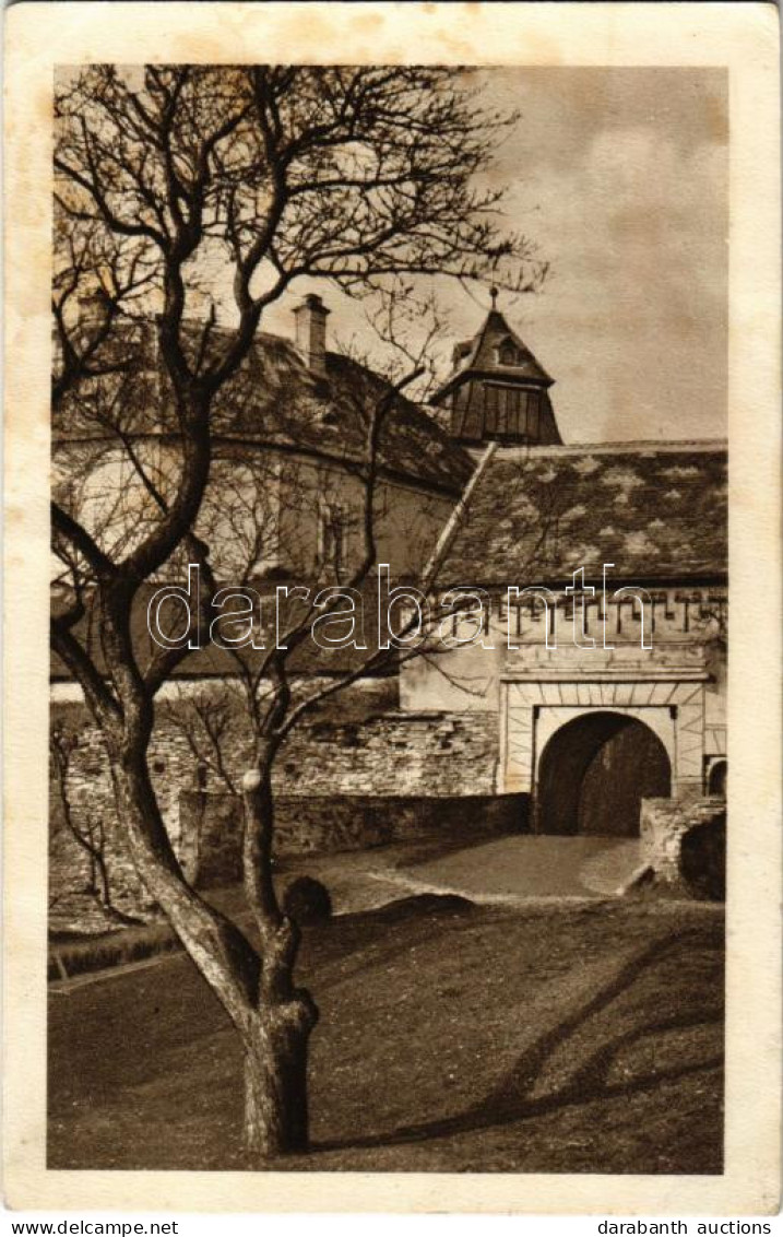 T3 1914 Borostyánkő, Bernstein (Vasmegye); Vár. Máger József Kiadása / Schloß / Castle (fl) - Ohne Zuordnung