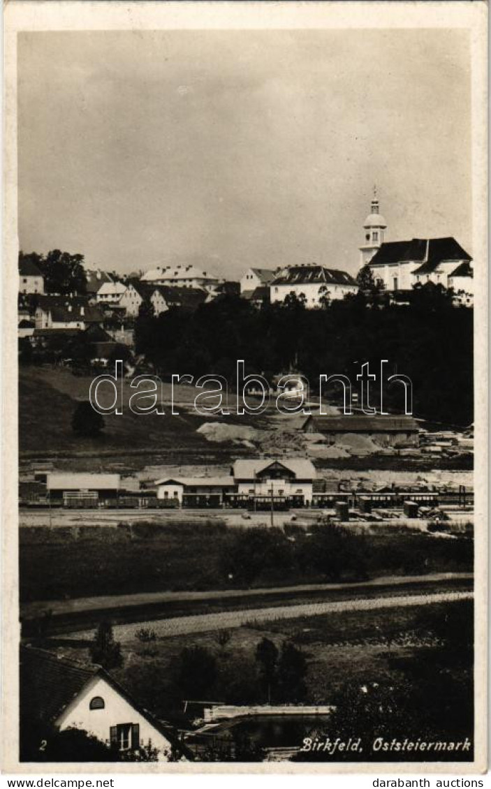 T2 1931 Birkfeld, Bahnhof / Railway Station, Trains - Non Classificati