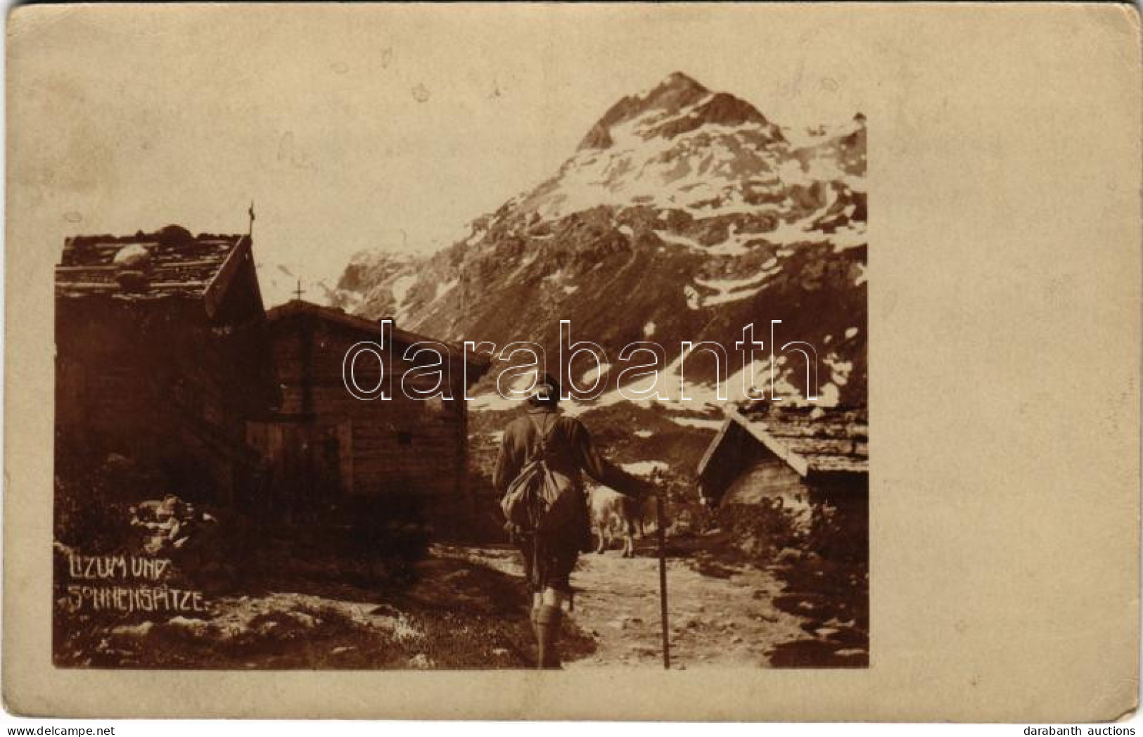 ** T2/T3 Tuxer Alpen, Tux Alps; Lizumer Sonnenspitze / Rest House, Hiker, Photo (EK) - Non Classés