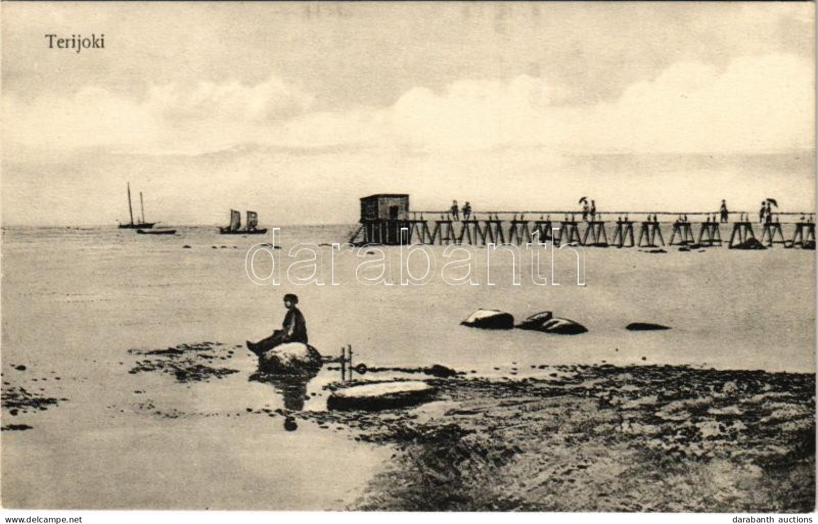 ** T1 Zelenogorsk, Terijoki; Beach. Part Of Finland From 1917 To 1944 - Zonder Classificatie